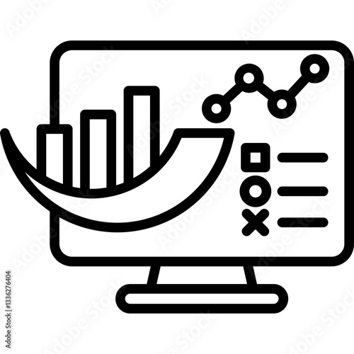 Growth line icon