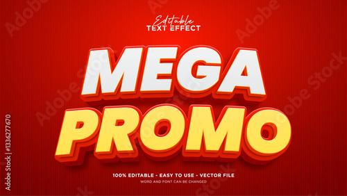 Wallpaper Mural Editable mega promo 3d text effect, advertising text style effect Torontodigital.ca