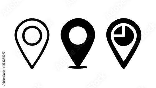 Free Download set of map pointers - GFXLoad