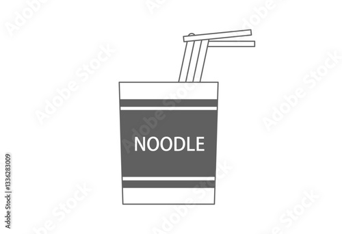カップ麺, インスタントラーメン, 速食, ヌードル, ラーメン, うどん, そば, 焼きそば, インスタント食品, 簡単料理, ファストフード, 食品イラスト, シンプルイラスト, カップラーメン, お湯を注ぐだけ, 非常食, 防災食, 保存食, 夜食, コンビニ食品, 手軽な食事, ひとりごはん, 食事アイコン, ベクター, イラスト, 食事イメージ, お手軽, フードイラスト, 料理アイコン