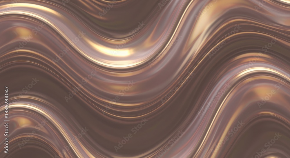 Liquid Metal Waves Shiny Abstract Surface Liquid Metal Waves Shiny Abstract Surface