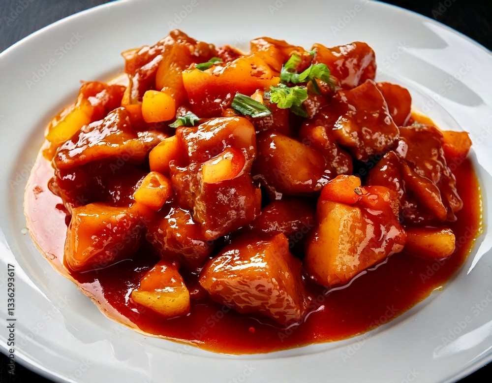 Sweet and Sour Pork 77554. Sweet and Sour Pork 77554.