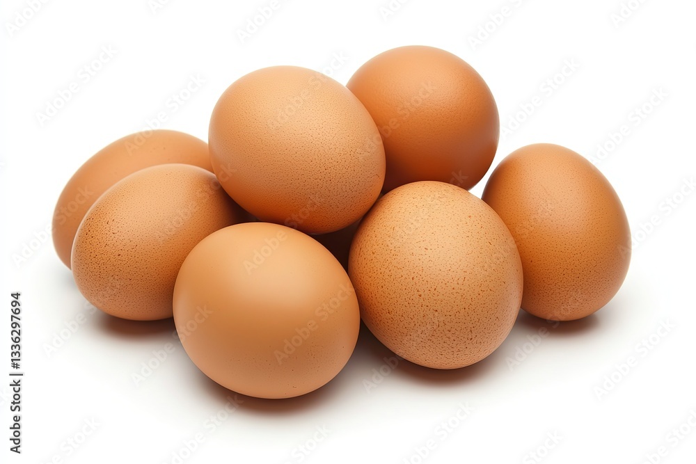 High-Resolution Image of Brown Eggs, Pile of Chicken Eggs, Fresh Farm Eggs High-Resolution Image of Brown Eggs, Pile of Chicken Eggs, Fresh Farm Eggs