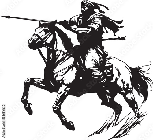 knight on horse