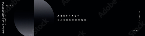 Black and grey delicate elegant linkedin banner