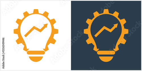  idea icon. Solid icon vector illustration. For website design, logo, app, template, ui, etc.