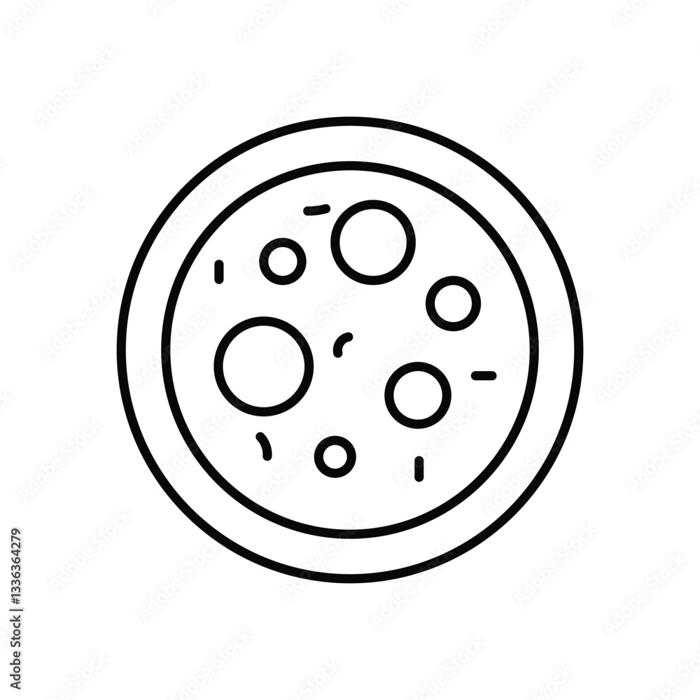 Petri Dish vector icon stock illustration Petri Dish vector icon stock illustration