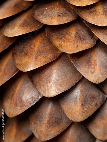 Wallpaper Mural Close-up of a group of small, irregularly shaped objects. the objects appear to be made of wood or a similar material, with a dark brown color and a rough texture. Torontodigital.ca
