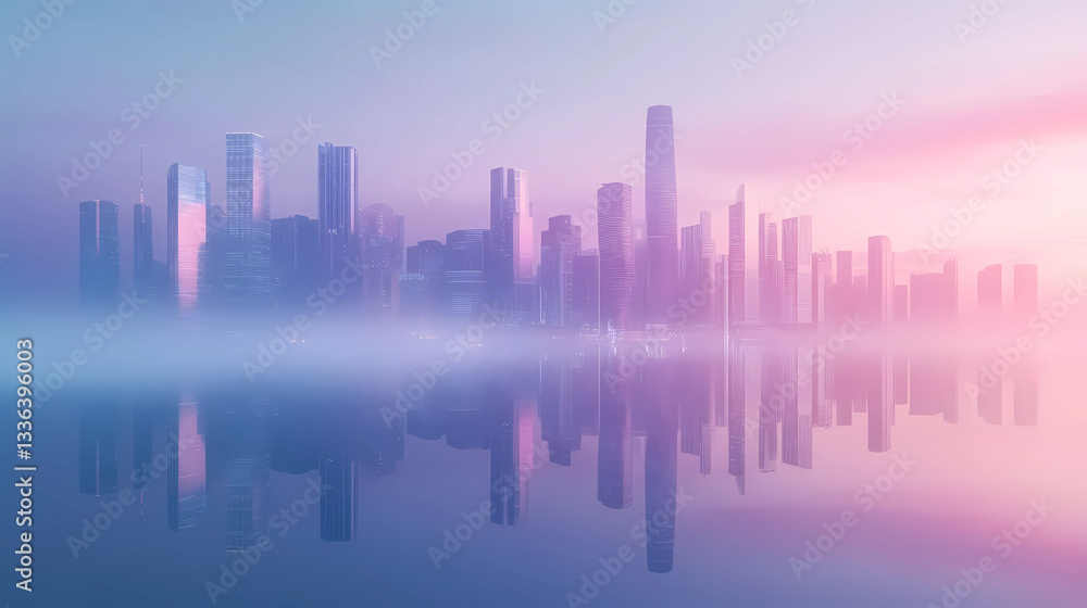 Smart City and network connection concept