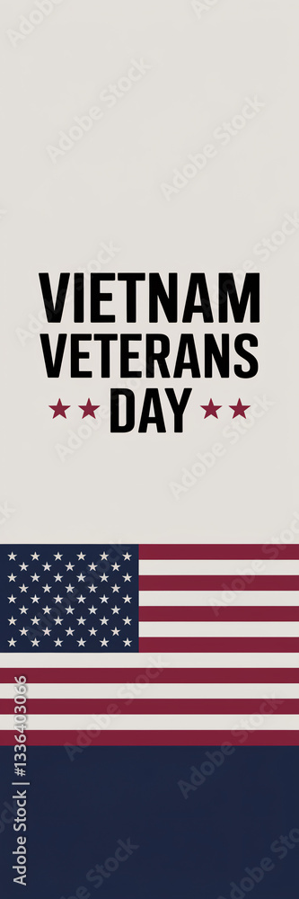 Naklejka premium Vietnam Veterans Day