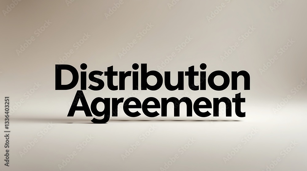Clear distribution agreement document showcasing key terms and conditions Clear distribution agreement document showcasing key terms and conditions