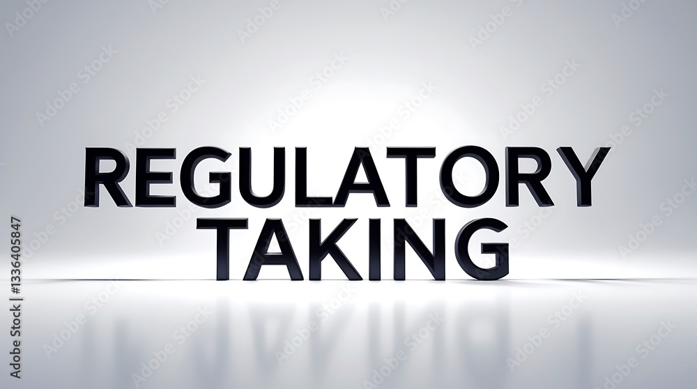 text discusses regulatory taking, a legal concept affecting property rights text discusses regulatory taking, a legal concept affecting property rights
