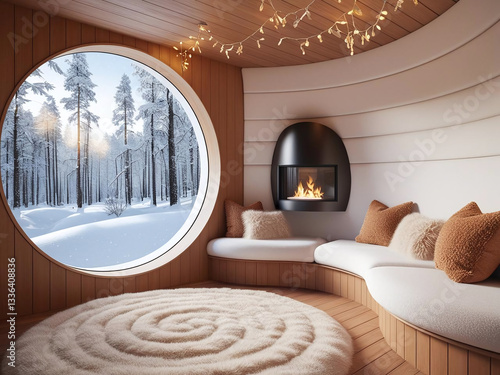 modern interior room 