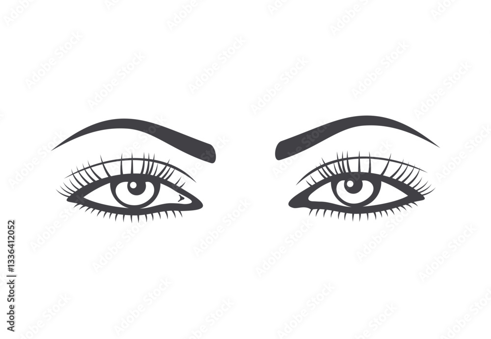 Eyelashes vector elements, various styles of eyelashes, perfect eyelashes for beauty makeup brands. Eyelashes vector elements, various styles of eyelashes, perfect eyelashes for beauty makeup brands.