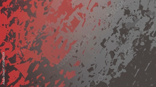 Abstract Red and Gray Splatter Art Background