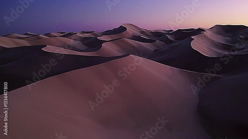 sunset in the desert