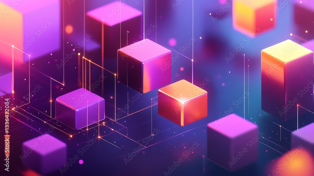 Creating abstract geometric shapes with glowing data lines digital workspace visual art futuristic environment close-up view technology Creating abstract geometric shapes with glowing data lines digital workspace visual art futuristic environment close-up view technology