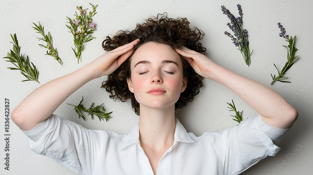 Relaxation techniques with herbal elements spa setting lifestyle photography tranquil environment close-up view wellness concept Relaxation techniques with herbal elements spa setting lifestyle photography tranquil environment close-up view wellness concept