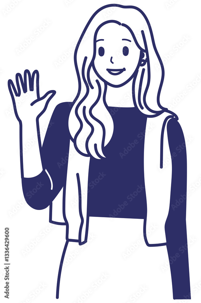 Office Woman drawing icon avatar profile illustration business female Office Woman drawing icon avatar profile illustration business female