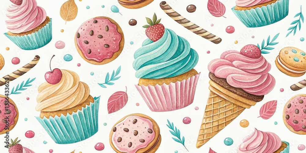 Low Light Pastel Sweet Treats: Whimsical Paintbrush Stroke Photography Low Light Pastel Sweet Treats: Whimsical Paintbrush Stroke Photography