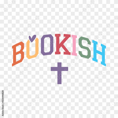 Bookish vinatge warp new graphic design