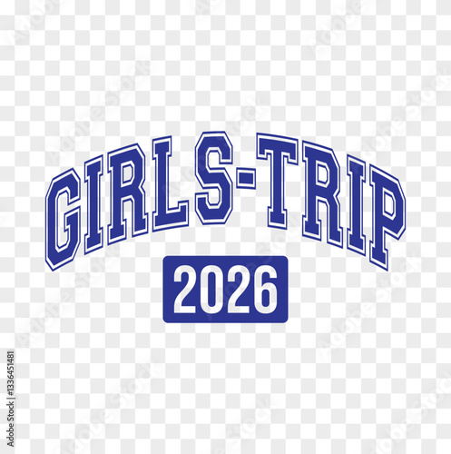 Girls Trip 2026 vintage warp new graphic design