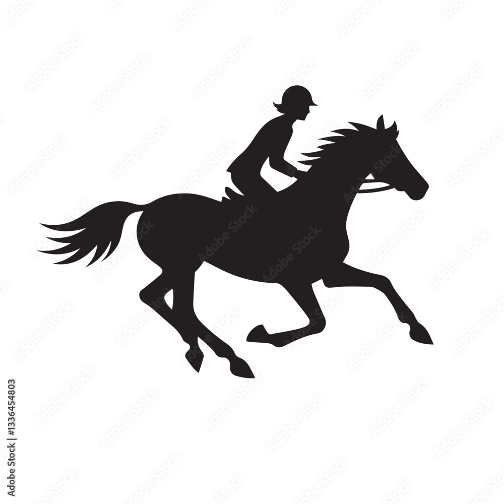 Horse equestrian vector silhouette. Horse riding vector logo, icon. Cowboy Riding horse vector silhouette. Horse equestrian vector silhouette. Horse riding vector logo, icon. Cowboy Riding horse vector silhouette.