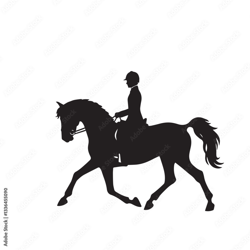 Horse equestrian vector silhouette. Horse riding vector logo, icon. Cowboy Riding horse vector silhouette. Horse equestrian vector silhouette. Horse riding vector logo, icon. Cowboy Riding horse vector silhouette.