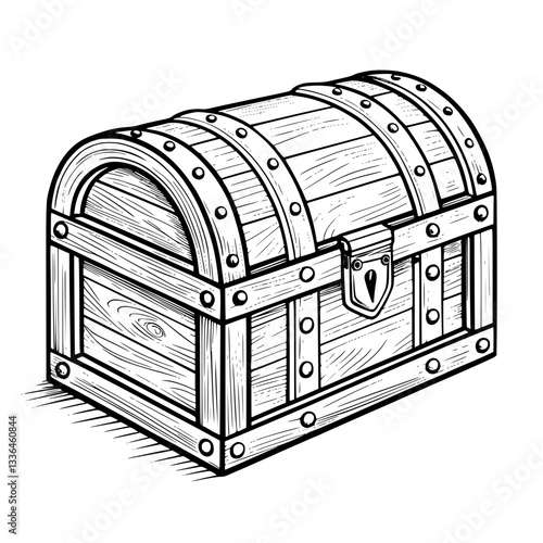 treasure chest vector