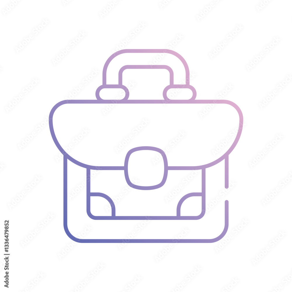 Briefcase vector icon stock illustration Briefcase vector icon stock illustration