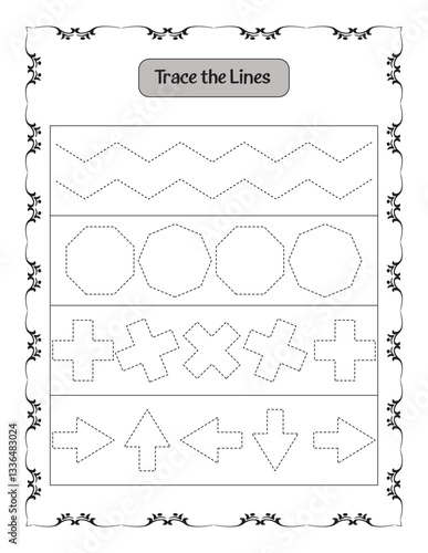 trace the lines 10