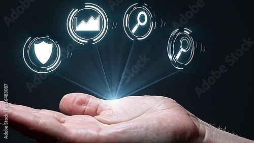 Holographic Representation of Internet Security