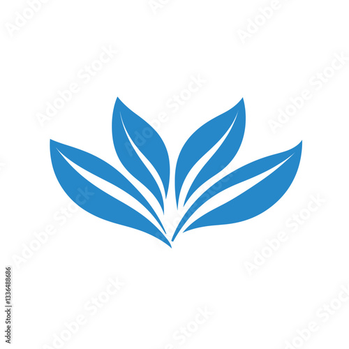 logo for organic vitamins and products using the blue and white colour

