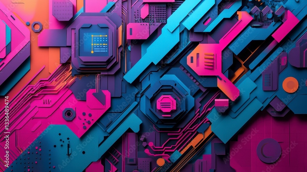 Modern Abstract Digital Background Modern Abstract Digital Background