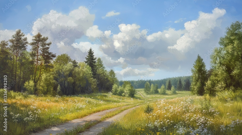 Scenic Pathway in Nature Scenic Pathway in Nature
