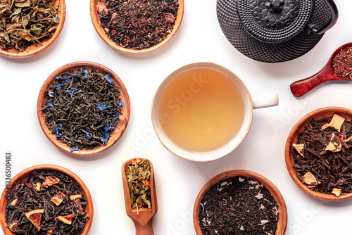 Quadro em tela Loose tea leaves