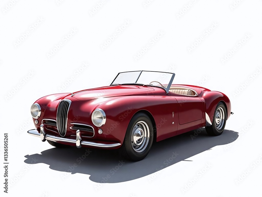 Red convertible sports car Red convertible sports car
