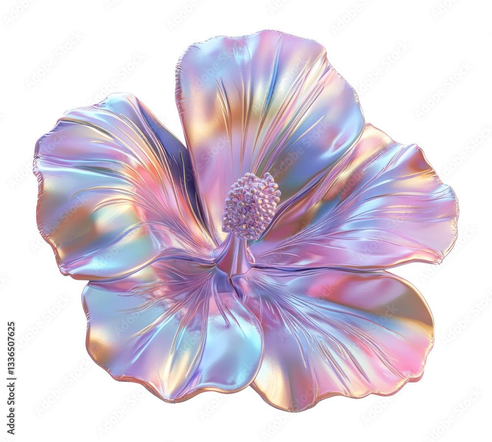 Fototapeta premium PNG Hibiscus flower illustration hibiscus abstract.