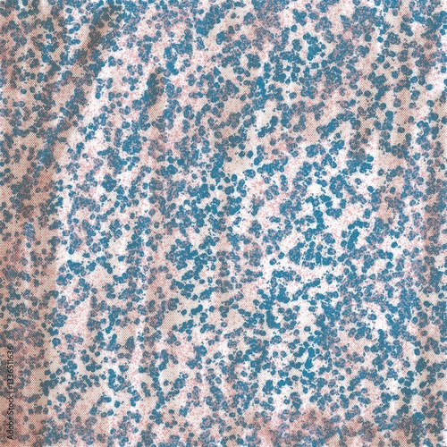 seamless pattern with blue flowers