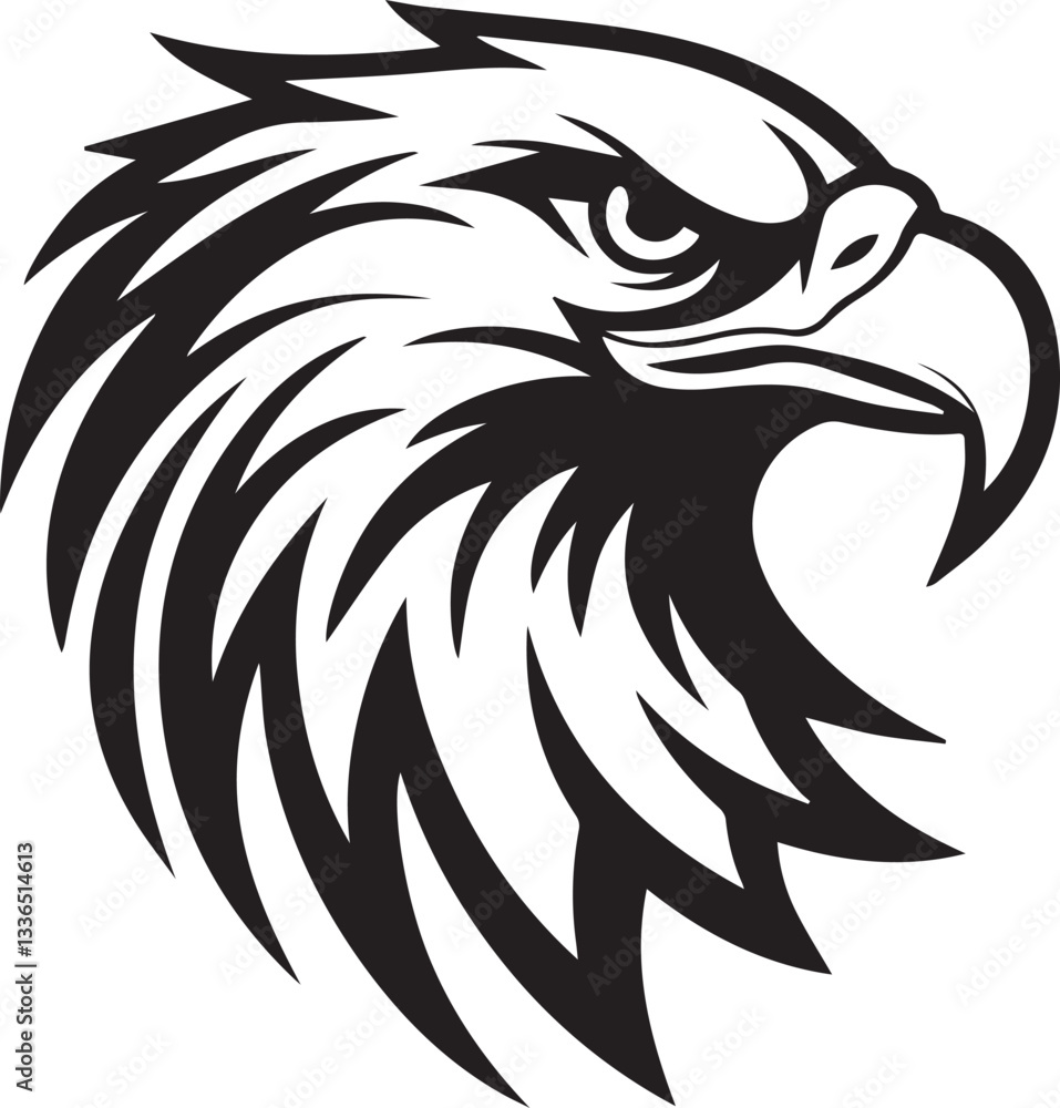 Obraz premium eagle head tattoo