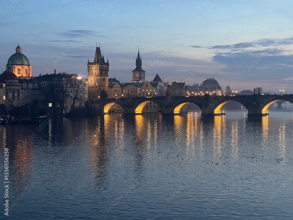 Obraz premium charles bridge prague