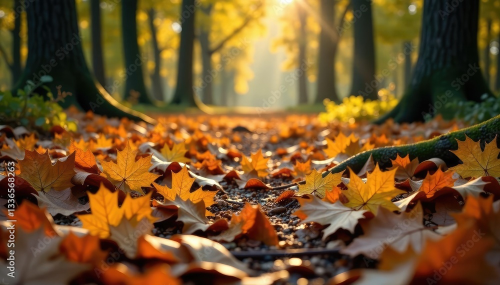 forest floor is covered in fallen leaves and twigs, twigs, leaf litter, autumn forest floor is covered in fallen leaves and twigs, twigs, leaf litter, autumn
