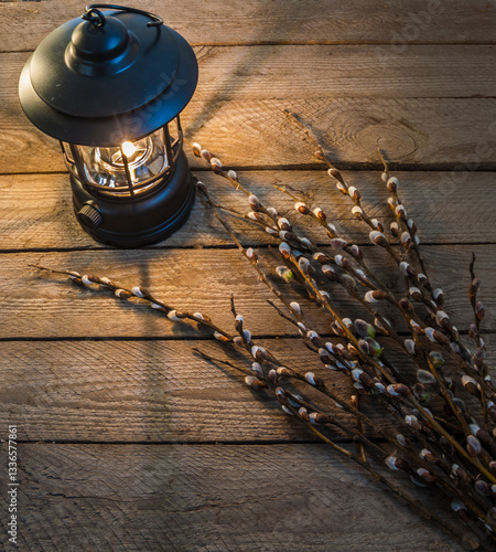 Lantern Light and Pussy Willows – Symbols of Palm Sunday