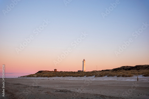 lighthouse at sunrise