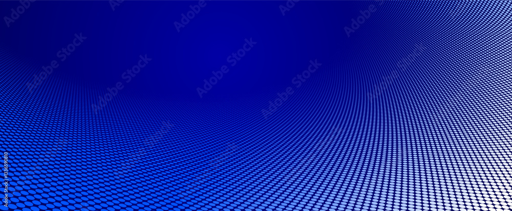 Dotted vector abstract background, dark blue dots in perspective flow, multimedia information theme, big data technology image, cool backdrop. Dotted vector abstract background, dark blue dots in perspective flow, multimedia information theme, big data technology image, cool backdrop.