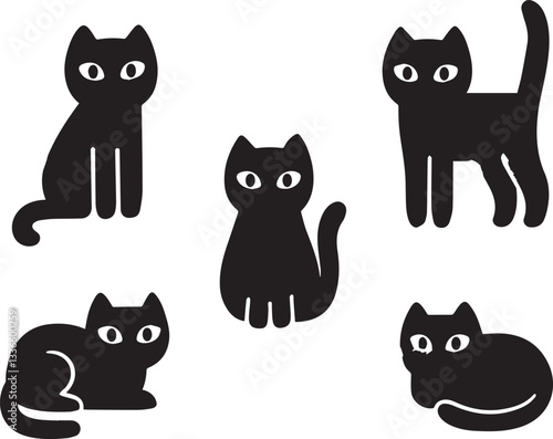 Wildlife animals vector set in natural habitat lion, tiger, elephant, zebra, giraffe, deer, bear, wolf, fox, monkey, leopard, eagle, owl, rhino, nature, safari, jungle, forest, exotic vector design 