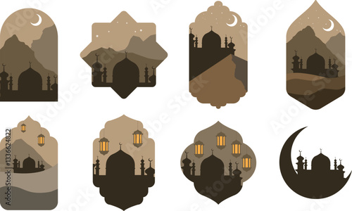 Ramadhan mosque frame