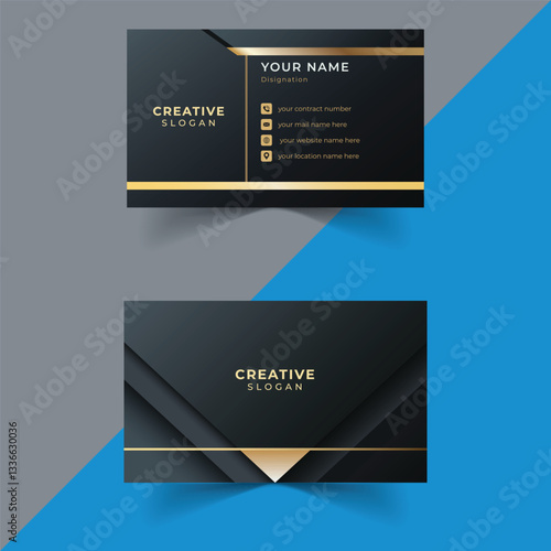Business card design template, Clean professional business card template, visiting card, business card template.