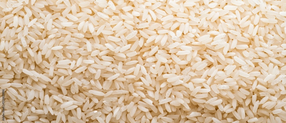 Close-up of a pile of rice grains. the grains are light brown in color and appear to be uncooked. they are arranged in a uniform pattern, with some grains overlapping each other. Close-up of a pile of rice grains. the grains are light brown in color and appear to be uncooked. they are arranged in a uniform pattern, with some grains overlapping each other.