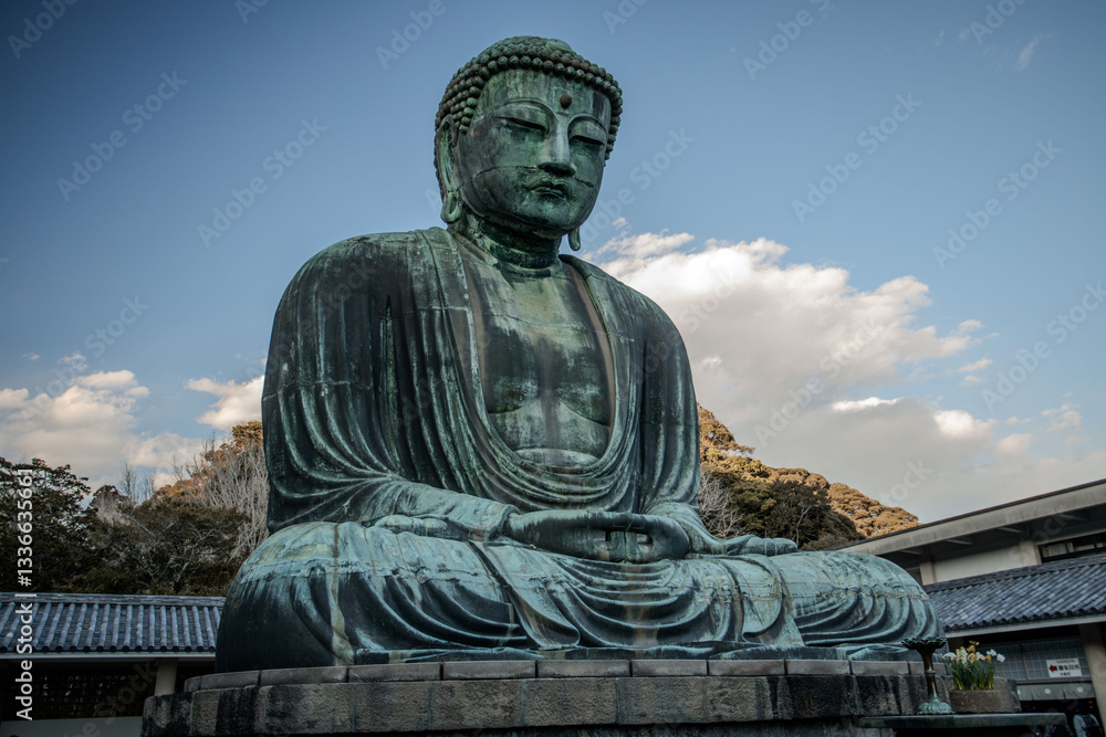 The large Buddha statue The large Buddha statue